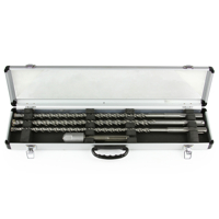 Sada hlbokých tyčových vrtákov SDS MAX (16, 20, 22 mm × 600 mm) + adaptér – MA...