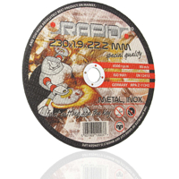 Rezný kotúč na železo, 230 × 1,9 × 22,2 mm – MAR-POL Rapid M08255