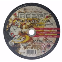 Rezný kotúč na železo, 230 × 2 × 22,2 mm – MAR-POL Rapid M08256