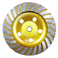 Diamantový brúsny kotúč TURBO2, 125 × 22,2 × 5 mm, M14 – MAR-POL M08788