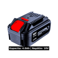 Náhradná Li-Ion batéria 18V, 4,0 Ah pre náradie GRAPHITE Energy+ 58G004