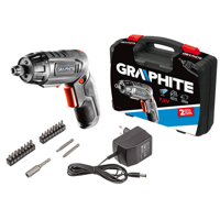Skrutkovač na akumulátor 7,2V Li-Ion, 1,5 Ah, v praktickom kufríku – GRAPHITE ...
