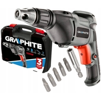 Elektrický skrutkovač GRAPHITE, výkon 520 W, otáčky 0–4500/min – 58G791...