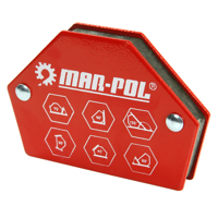 Magnetický zvárací uholník šesťhranný, nosnosť 11,25 kg MAR-POL – M79412...