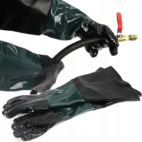 Ochranné gumové rukavice na pieskovanie, dĺžka 60 cm MAR-POL – M805906