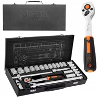 Gola sada 25 dielna 1/2&#039;&#039; CrV oceľ NEO Tools  08-674