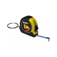 Meter, vreckový zvinovací mini meter, kľúčenka 1 m x 6 mm DEDRA M311.103