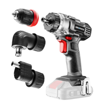 18V aku skrutkovač s adaptérovou sadou – GRAPHITE Energy+ 58G022-AD