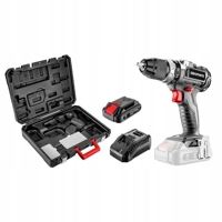 18V aku skrutkovač s 13 mm skľučovadlom + 2.0 Ah batéria, nabíjačka a kufor – ...