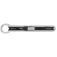 Obojstranný nastaviteľný očkový kľúč 5–27 mm – NEO Tools 03-031