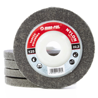 Kotúč na leštenie z netkanej textílie 125 × 22,2 mm – M07986