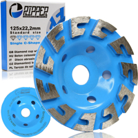 Brúsny diamantový segmentový kotúč na betón 125 mm × 22,2 mm – RIPPER Single-C...