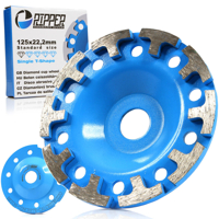 Brúsny diamantový segmentový kotúč na betón 125 mm × 22,2 mm – RIPPER Single-T...