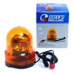 Oranžový výstražný maják na 12V, rotačné LED svetlo – MAR-POL M82705