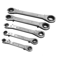 Súprava obojstranných račňových kľúčov, 5 dielov (6–22 mm) – MAR-POL M58600