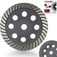 Diamantový brúsny kotúč TURBO, 180 × 22,2 × 2 mm – MAR-POL M08786