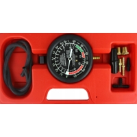 Tester tlaku paliva, brzdového serva a vákuometer 0–1 kg/cm² – MAR-POL M57673