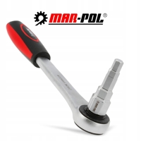 Univerzálny stupňovitý kľúč s račňou – MAR-POL M55250