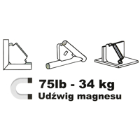 Magnetický uholník na zváranie s nosnosťou 34 kg – MAR-POL M79417
