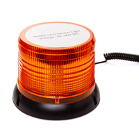 Oranžový LED výstražný maják s magnetom, 40× LED, 20 W – MAR-POL M82710