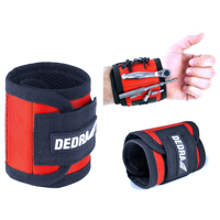 Magnetický náramok na náradie s nastaviteľným suchým zipsom – Dedra N0030