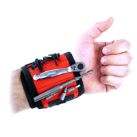 Magnetický náramok na náradie s nastaviteľným suchým zipsom – Dedra N0030