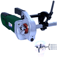 Elektrický závitorezný stroj na rúry 1/2″–1 1/4″, výkon 1800 W DEDRA – DED7511