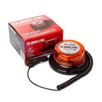Oranžový výstražný maják, LED svetlo 10–110 V, 30 x LED, 15 W MAR-POL – M82715