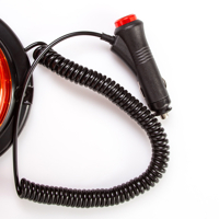 Oranžový výstražný maják, LED svetlo 10–110 V, 30 x LED, 15 W MAR-POL – M82715