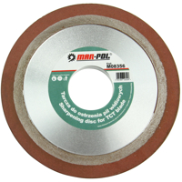 Diamantový kotúč MAR-POL 125 × 16 × 32 mm na brúsenie vidiových pílových kotúčov – M08356