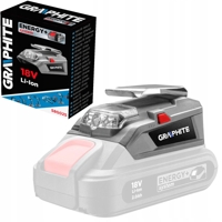 LED pracovné svietidlo s USB adaptérom – GRAPHITE Energy+ 58G025