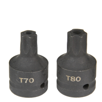 Nástrčné kľúče a bity 3/4'' torx + spline Mar-Pol M58266