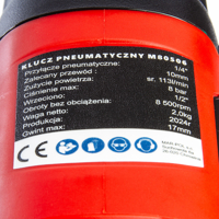 Kompaktný pneumatický rázový uťahovák 1/2'' – MAR-POL TH COMPACT, 1800 Nm, M80506