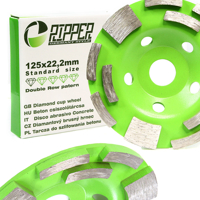 Brúsny diamantový segmentový kotúč na betón 125 mm × 22,2 mm – DOUBLE ROW – Mar-Pol M90906